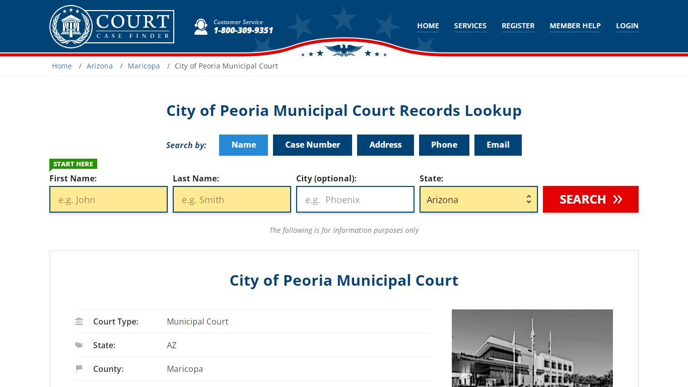 City of Peoria Municipal Court Records | Peoria, Maricopa County, AZ ...